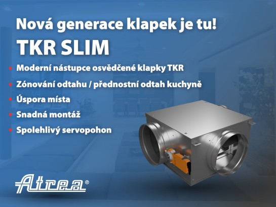 Nová generace klapek – TKR SLIM