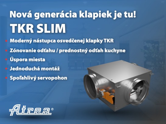 Nová generácia klapiek – TKR SLIM