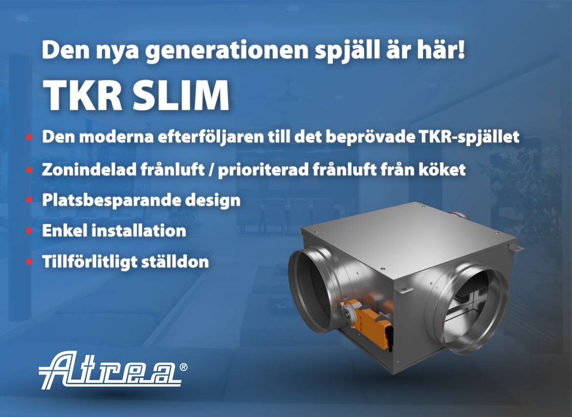 Ny generation av spjäll – TKR SLIM