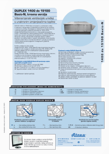 Tehnički katalog DUPLEX 1400–15100 Basic-N