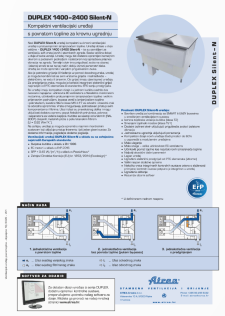 Tehnički katalog DUPLEX 1400–2400 Silent-N