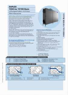 Technischer Katalog DUPLEX 1400–151100 Basic