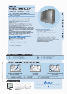 Technischer Katalog DUPLEX 1400–10100 Basic-V