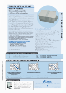 Technischer Katalog DUPLEX 1400–15100 Basic-N