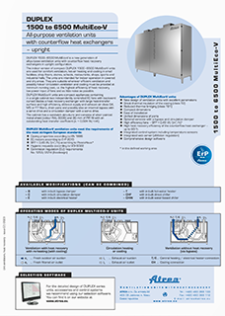 Technical catalogue DUPLEX 1500–6500 MultiEco-V