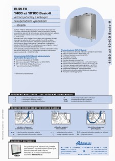 Technický list 1400–10100 DUPLEX Basic-V