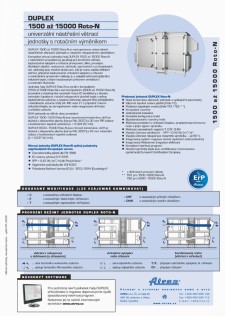 Technický list DUPLEX 1500–15000 Roto-N