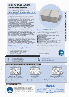 Tехнически каталог DUPLEX 1500–9000 MultiEco-N