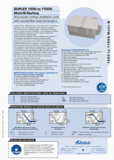 Tехнически каталог DUPLEX 1500–11000 Multi-N