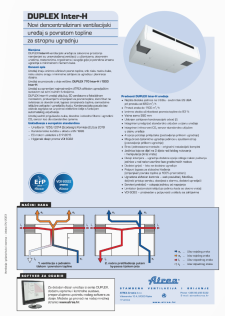 Tehnički katalog DUPLEX Inter-H