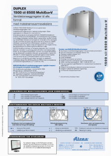 Teknisk katalog DUPLEX 1500–6500 MultiEco-V