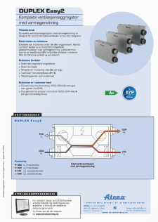 Teknisk katalog DUPLEX Easy2