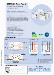 Technický katalog DUPLEX Pro/Pro-V