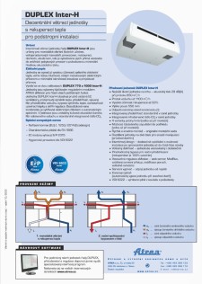 Technický katalog DUPLEX Inter-H