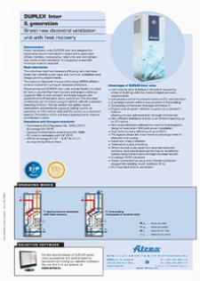 Technical catalogue DUPLEX 850 Inter