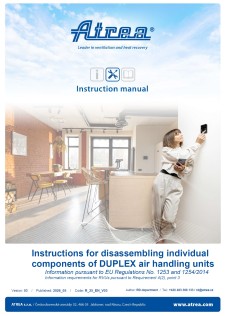 Disassembly instructions for DUPLEX RVU units