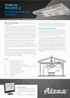 Technical catalogue MODIS 2