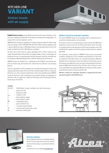 Technical catalogue VARIANT