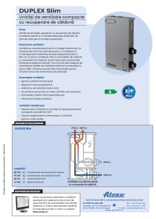 Catalog tehnic DUPLEX Slim