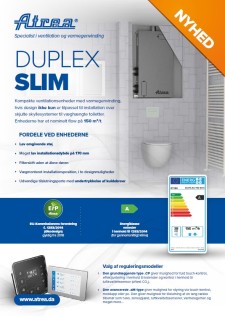 DUPLEX Slim indlægsseddel