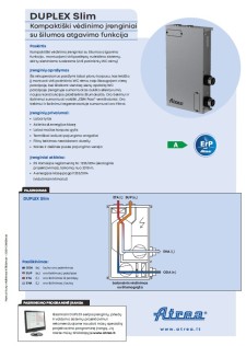 Technisis katalogas DUPLEX Slim