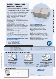 Katalog techniczny DUPLEX 1500–9000 MultiEco-N