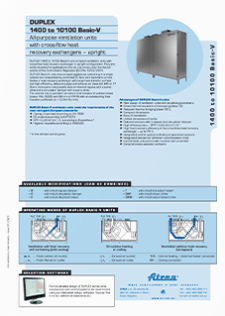 Technical catalogue DUPLEX 1400–10100 Basic-V