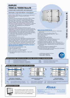 Katalog techniczny DUPLEX 1500–15000 Roto-N