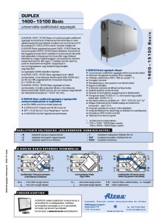 DUPLEX 1400–15100 Basic Műszaki katalógus