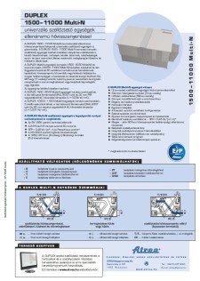 DUPLEX 1500–11000 Multi-N Műszaki katalógus