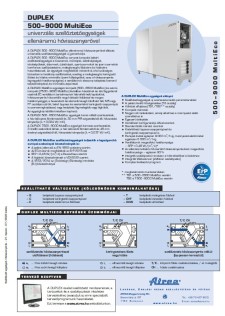 DUPLEX 500–9000 MultiEco Műszaki katalógus