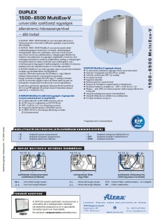 DUPLEX 1500–6500 MultiEco-V Műszaki katalógus