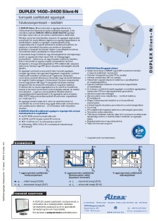 DUPLEX 1400–10100 Silent-N Műszaki katalógus