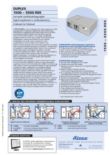 DUPLEX 1500–5500 RS5 Műszaki katalógus