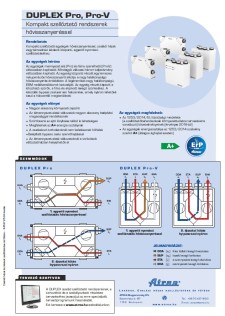 DUPLEX Pro / Pro-V Műszaki katalógus