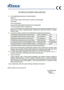 EK-Megfelelőségi nyilatkozat – Alacsony hőmérsékletű talaj/víz hőszivattyú, TCA 3.1 típusjelzéssel