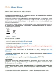 Zpětný odběr odpadních elektrozařízení
