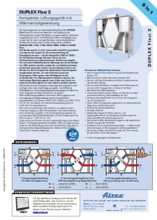 Technischer Katalog DUPLEX Flexi 3