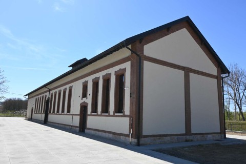 Building after reconstruction
