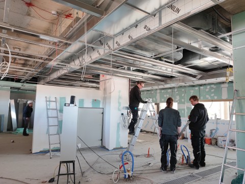 During installation
