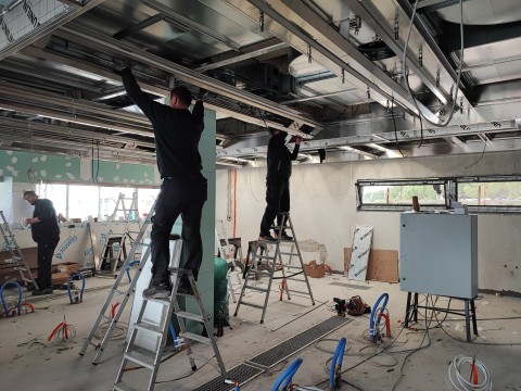 During installation