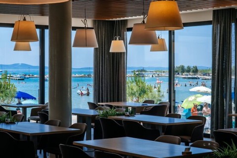 Inside the restaurant
