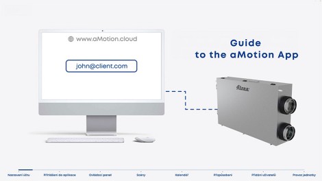 Guide till aMotion-appen